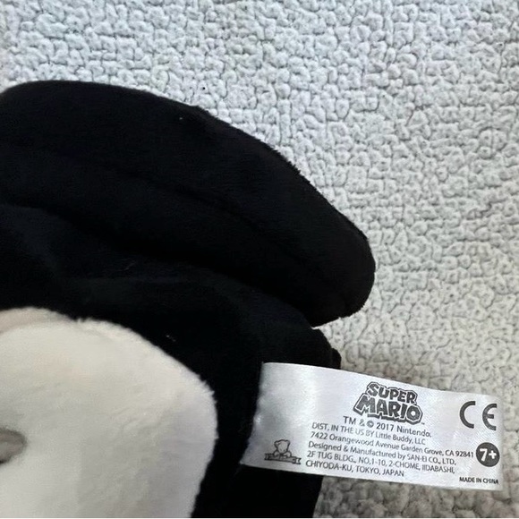 Super Mario Bros NINTENDO Bullet Bill 6” Plush Toy 2017 - Picture 3 of 3